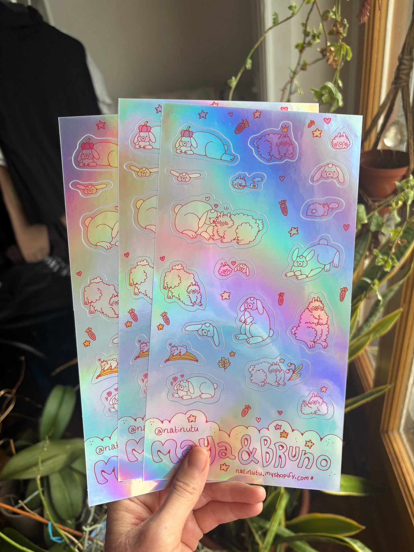 Sticker Sheet - Maya & Bruno