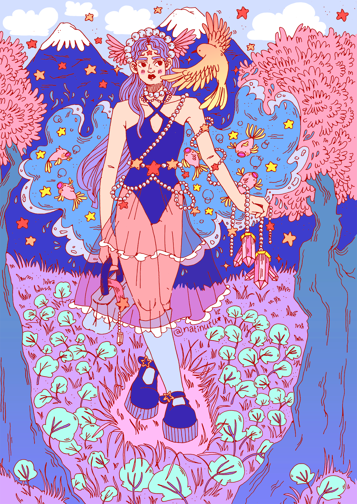 Print - Whispering Bird