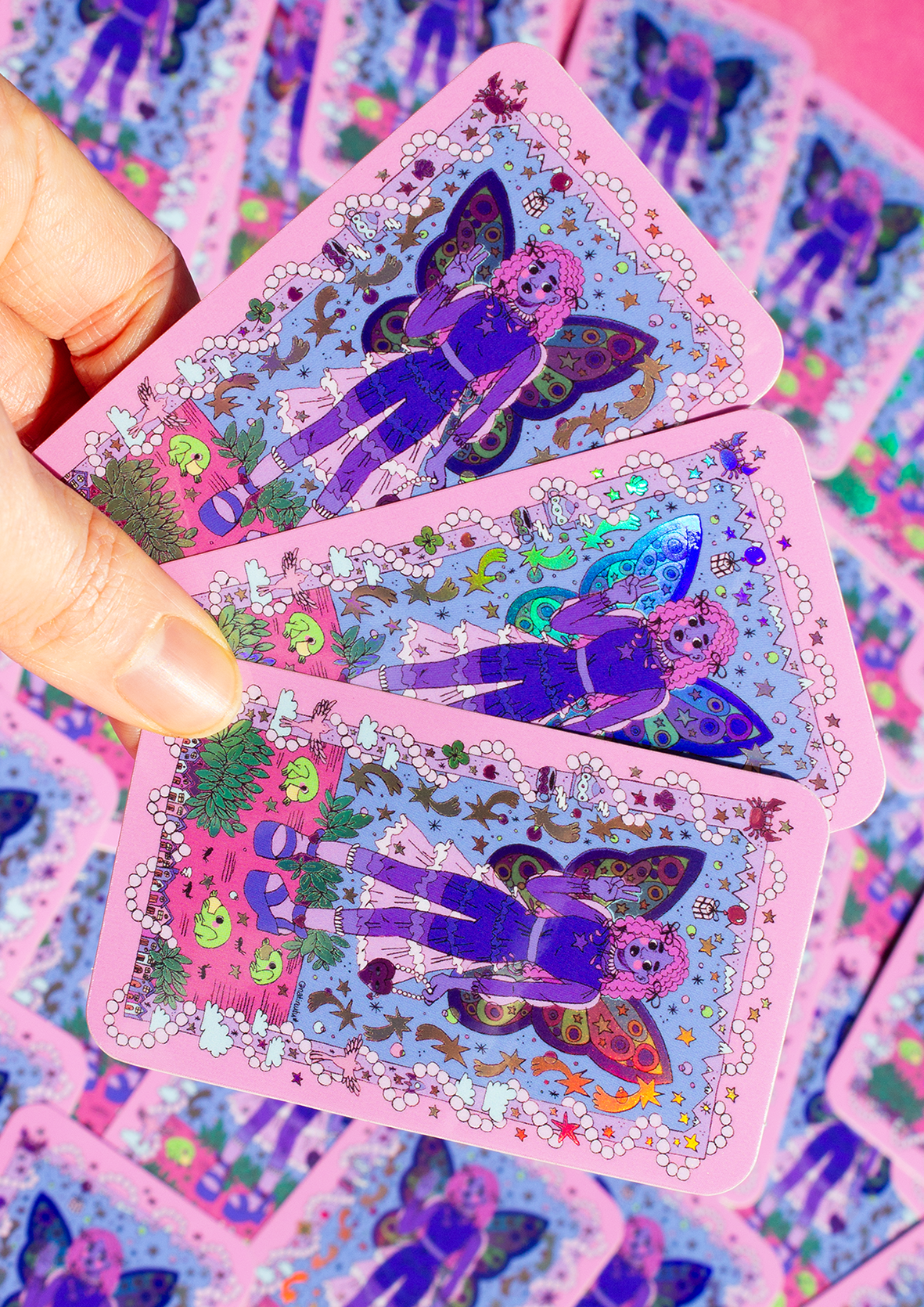 Sticker Holographic - Froggy Fairy