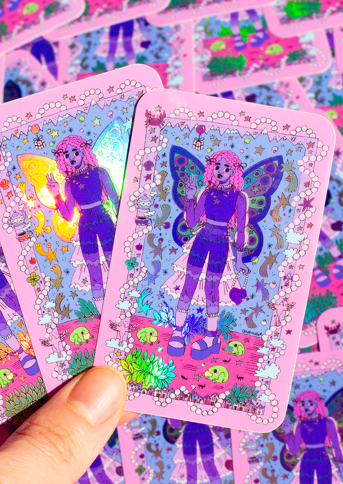 Sticker Holographic - Froggy Fairy