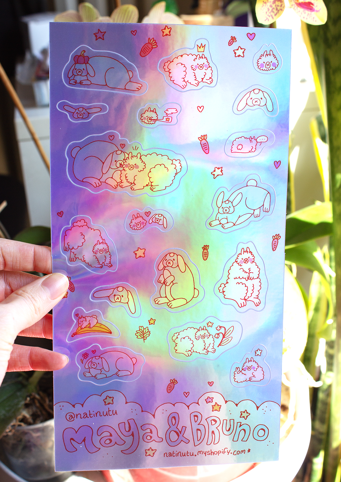 Sticker Sheet - Maya & Bruno