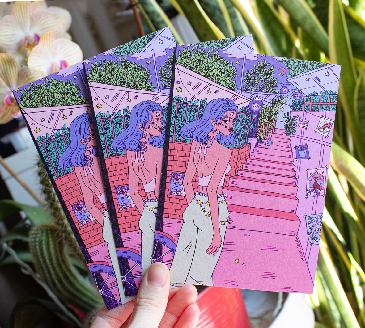 Print - Evening Street Walk