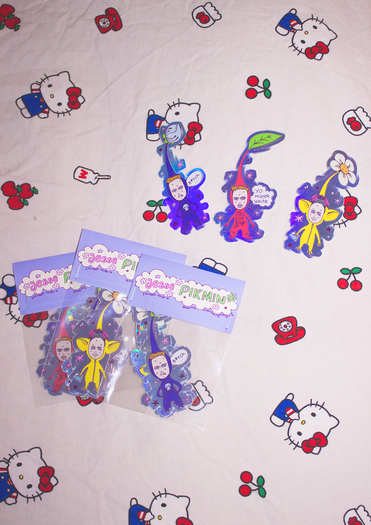 Stickers Pack 3pcs - Jesse Pikmin🌱