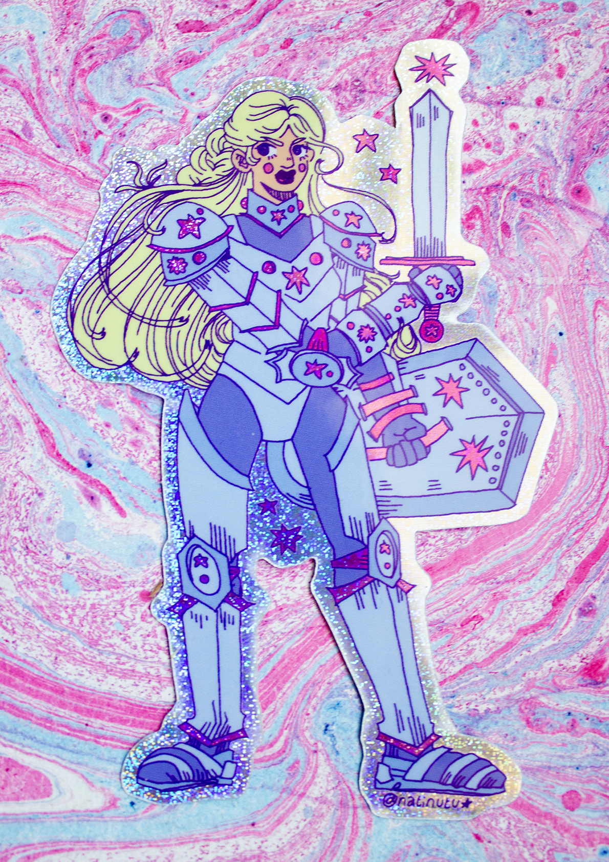 Sticker Pixie Dust - Knight Lady