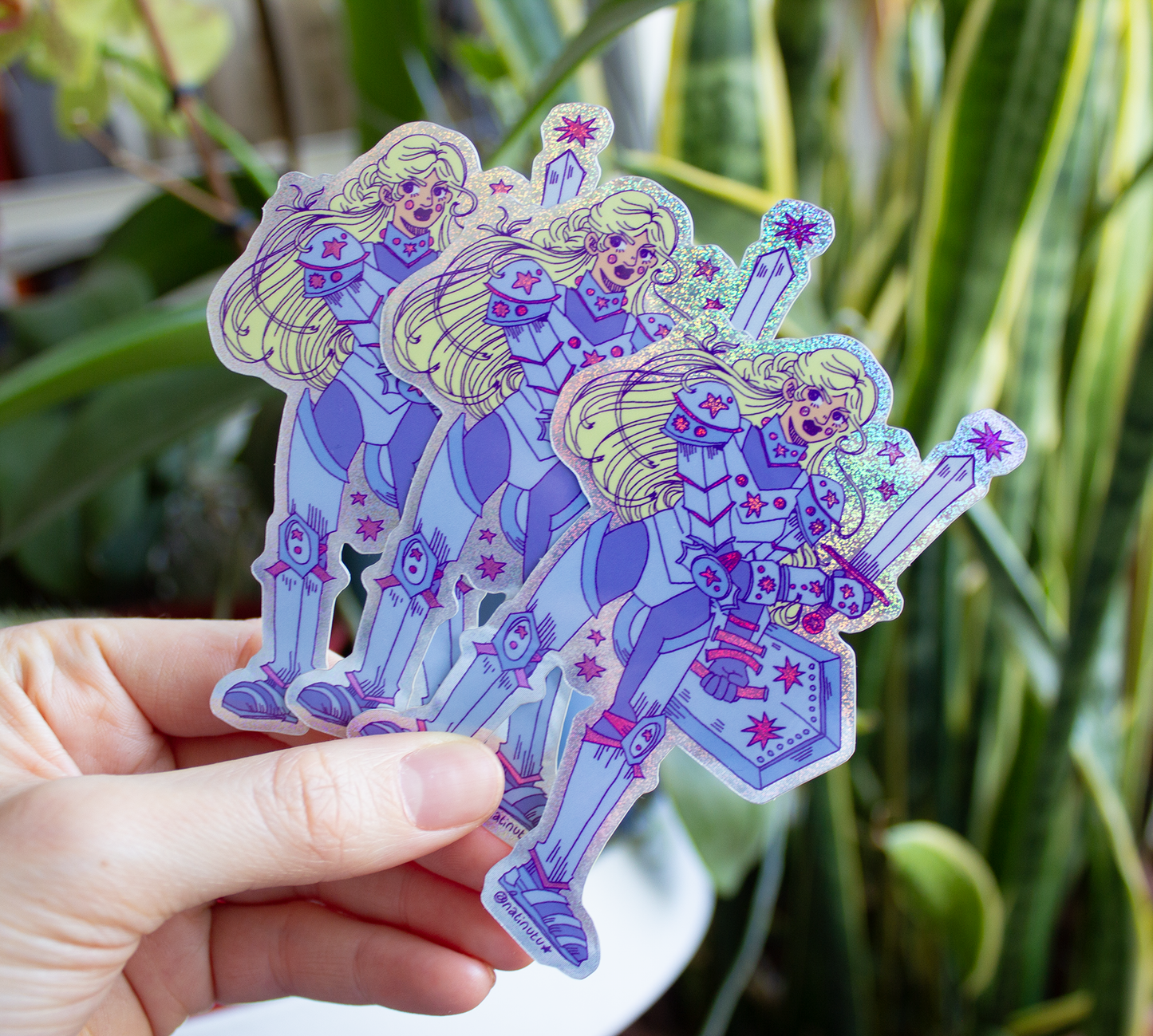 Sticker Pixie Dust - Knight Lady