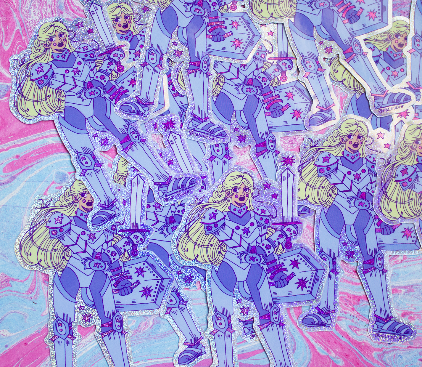 Sticker Pixie Dust - Knight Lady