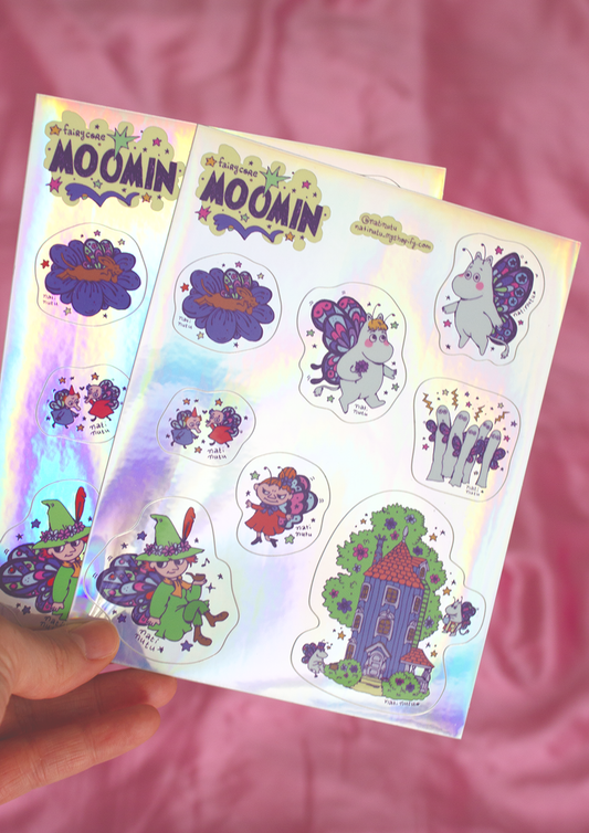 Sticker Sheet - Fairycore Moomin 🧚🏻♀️ *:・゚✧