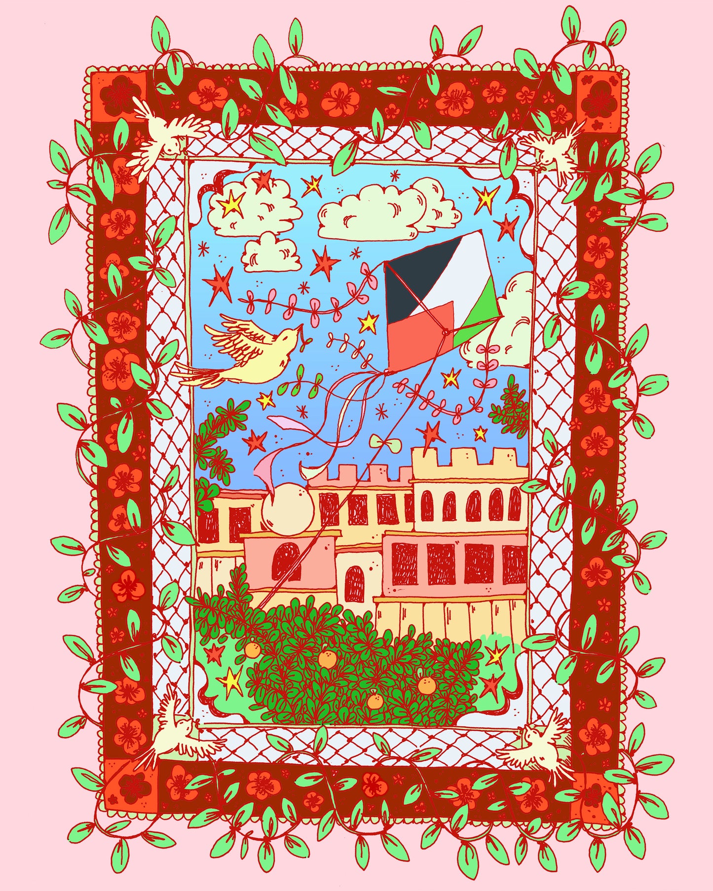 Print & Sticker - FREE PALESTINE 🕊️🇵🇸