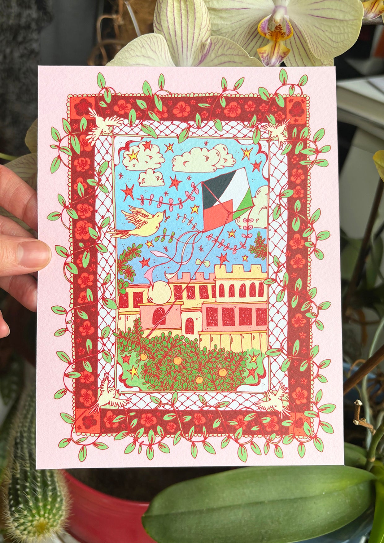 Print & Sticker - FREE PALESTINE 🕊️🇵🇸