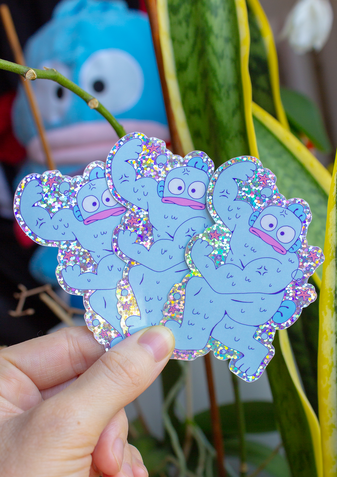 Sticker Glitter - Hunkyodon 🫧 𓇼 ೀ