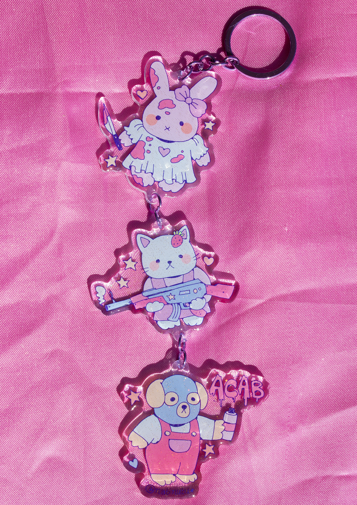 Keychain - Sylvanian THUG Families