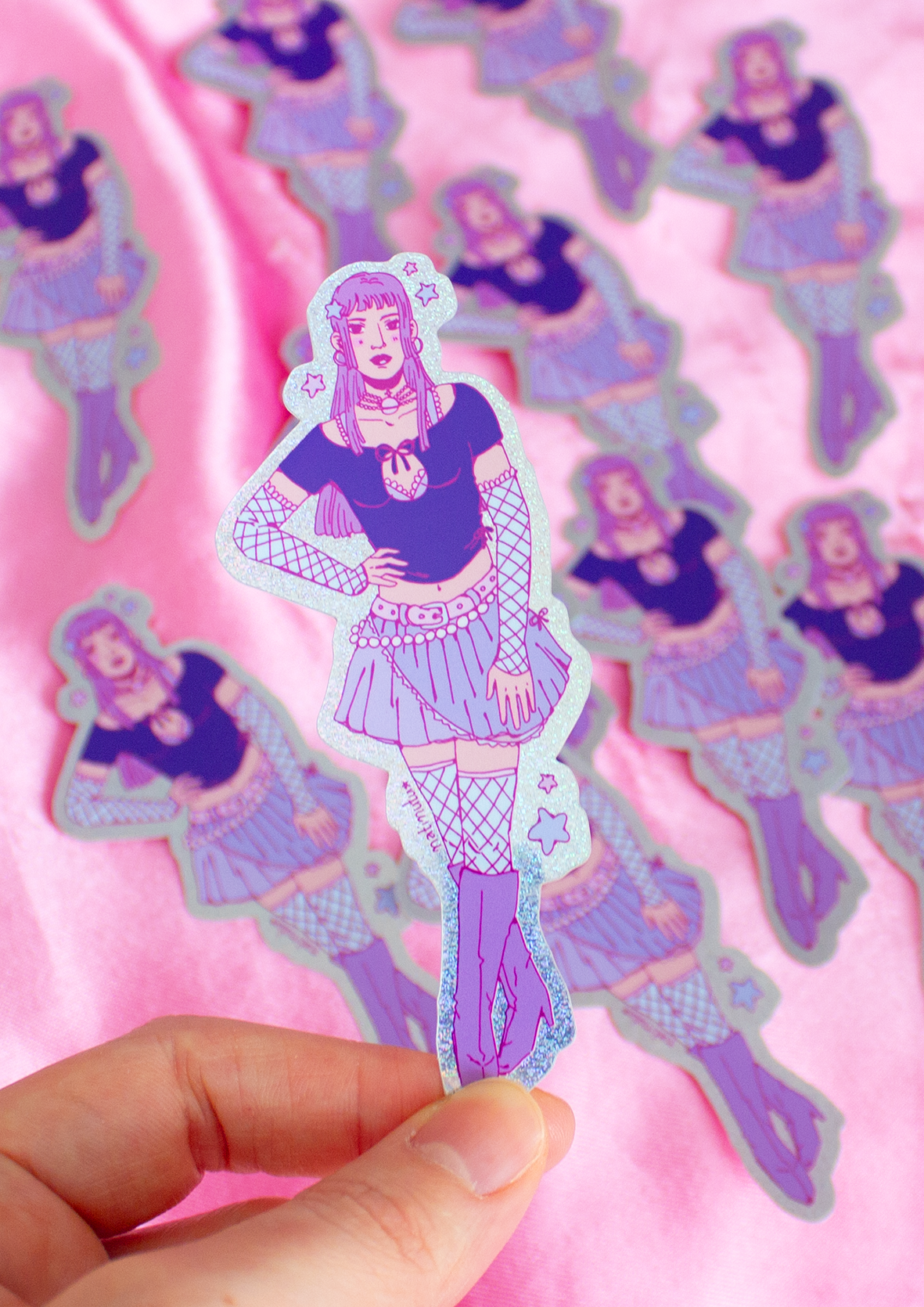 Sticker Pixie Dust - Purple Girl☾₊‧⁺˖⋆