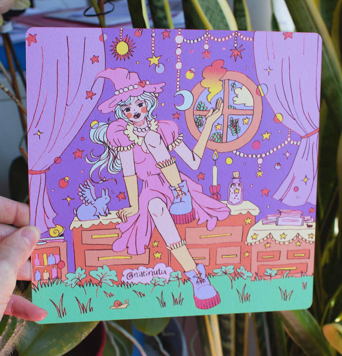Print Square - Witch