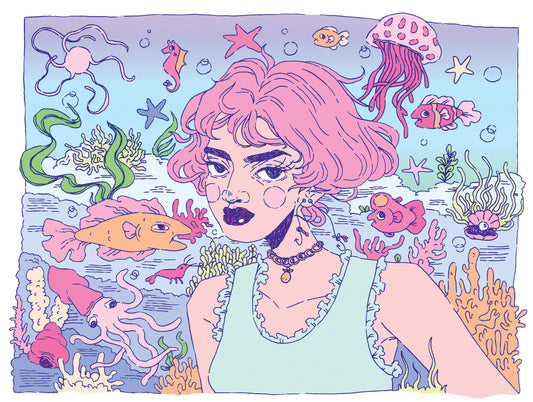 Print Horizontal - Aqua Nao