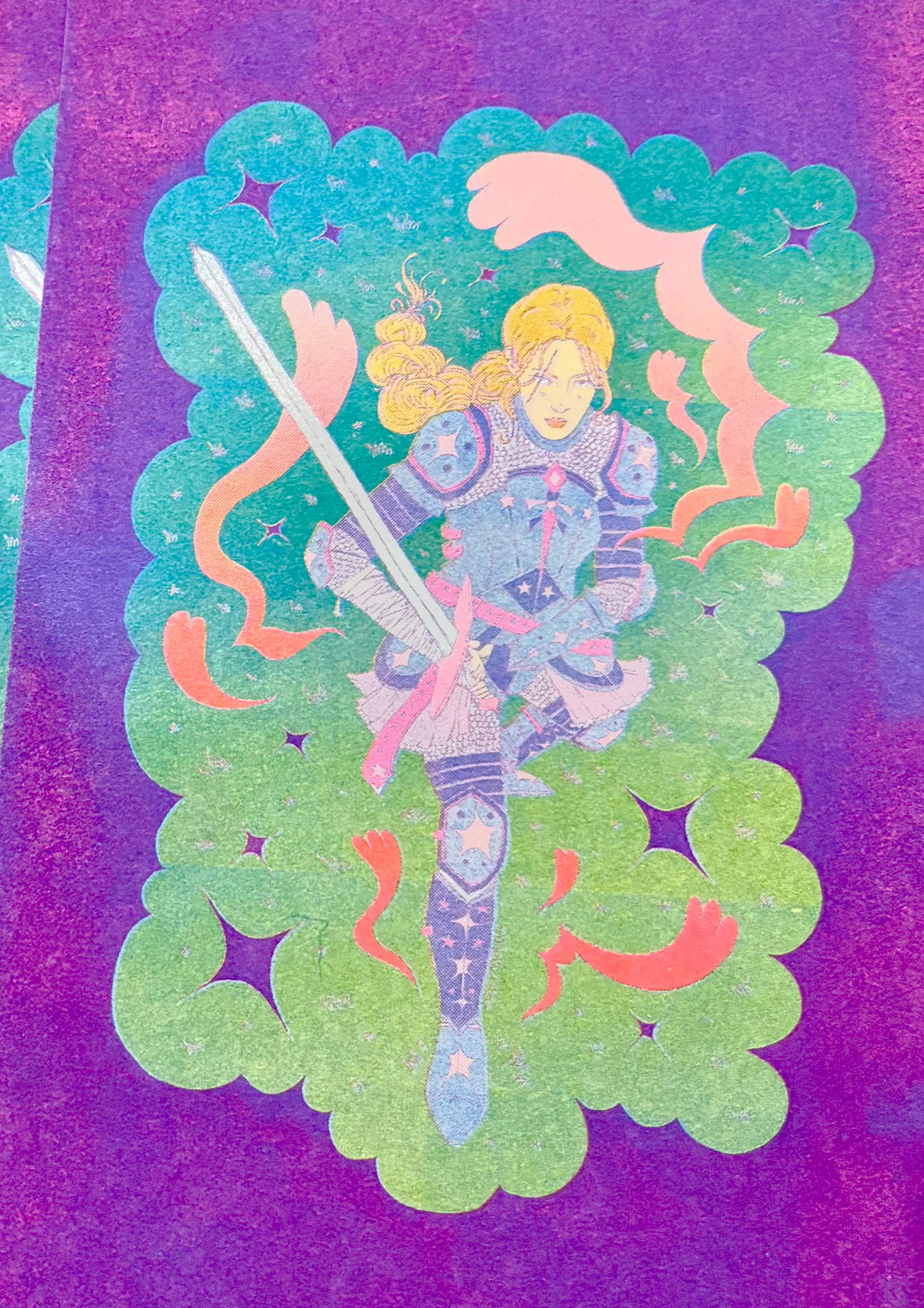Print Riso A5 - Knight lady✨🗡️
