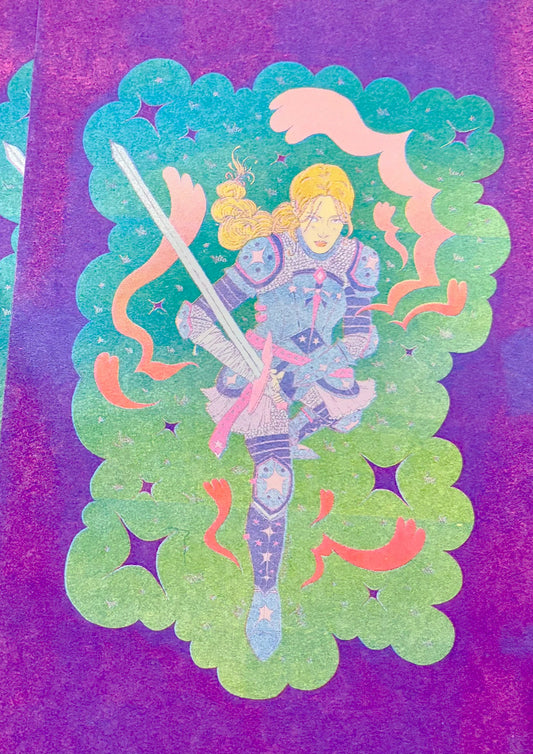 Print Riso A5 - Knight lady✨🗡️