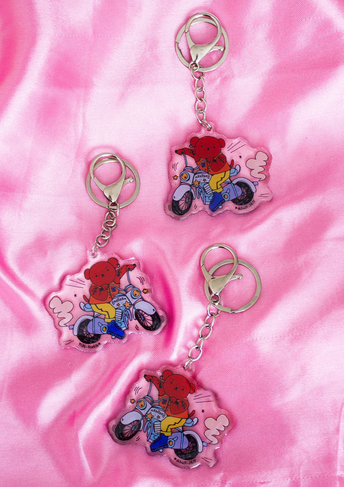 Keychains - Miffy Biker Gang ⊹₊⟡⋆🐰💥