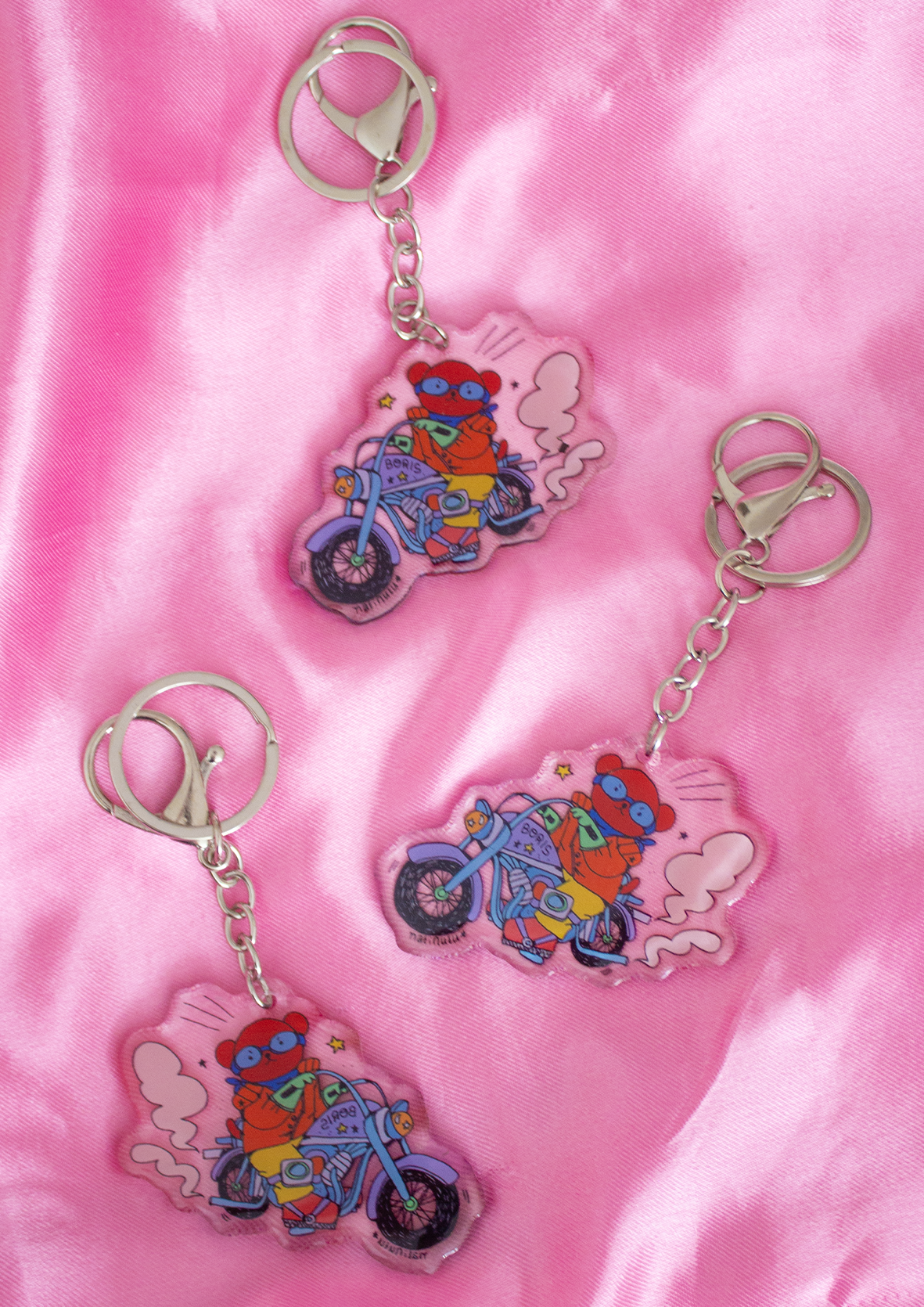 Keychains - Miffy Biker Gang ⊹₊⟡⋆🐰💥