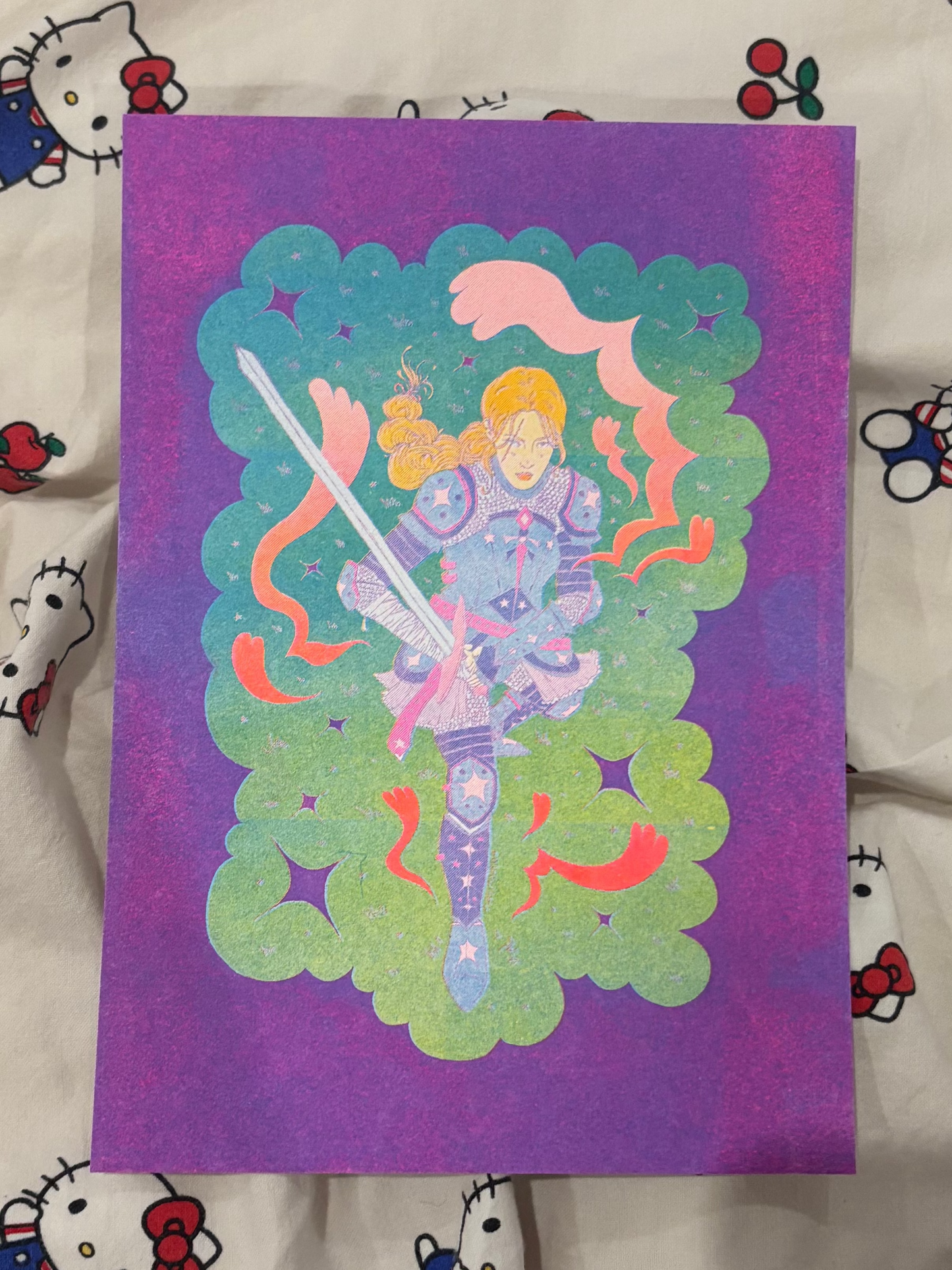 Print Riso A5 - Knight lady✨🗡️