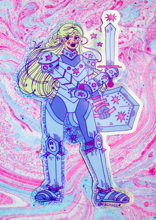 Sticker Pixie Dust - Knight Lady