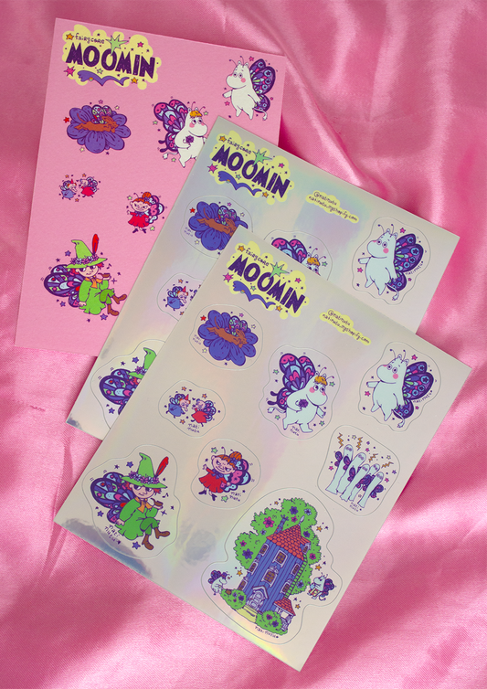 Sticker Sheet - Fairycore Moomin 🧚🏻‍♀️ *:･ﾟ✧