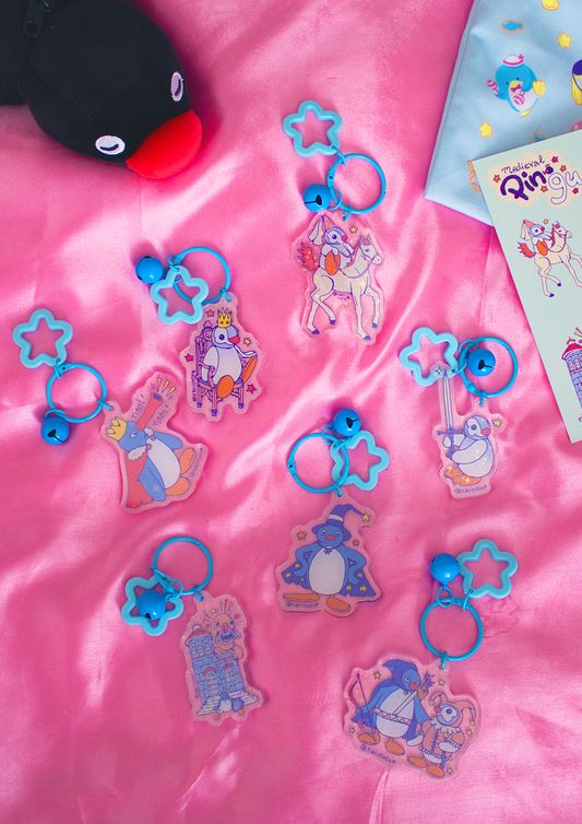 Keychains - Medieval Pingu ⋆✴︎˚｡⋆