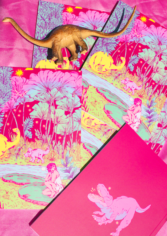 Notebook/Sketchbook A5 - Dinosaurs ⊹₊ ⋆ 🦖