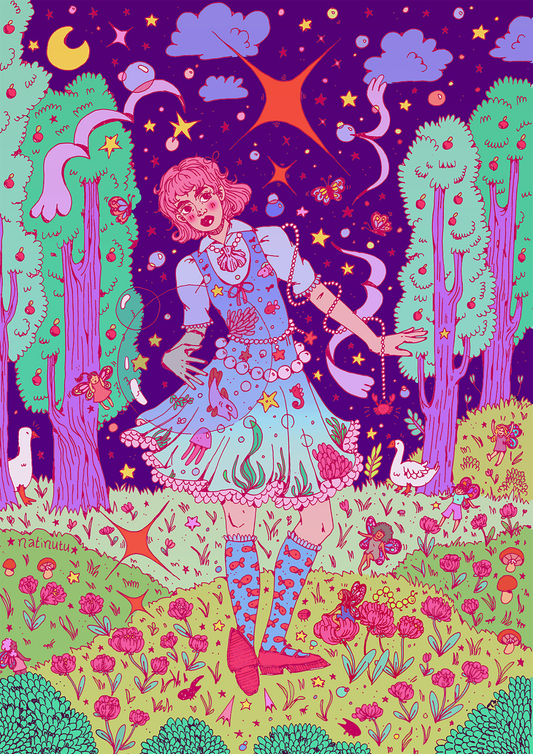 Print - Nao in the forest ˚˖𓍢ִ໋`🌿: