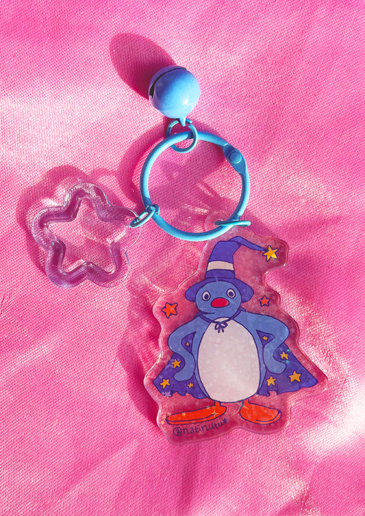 Keychain - Pingu Magician ⋆✴︎˚｡⋆