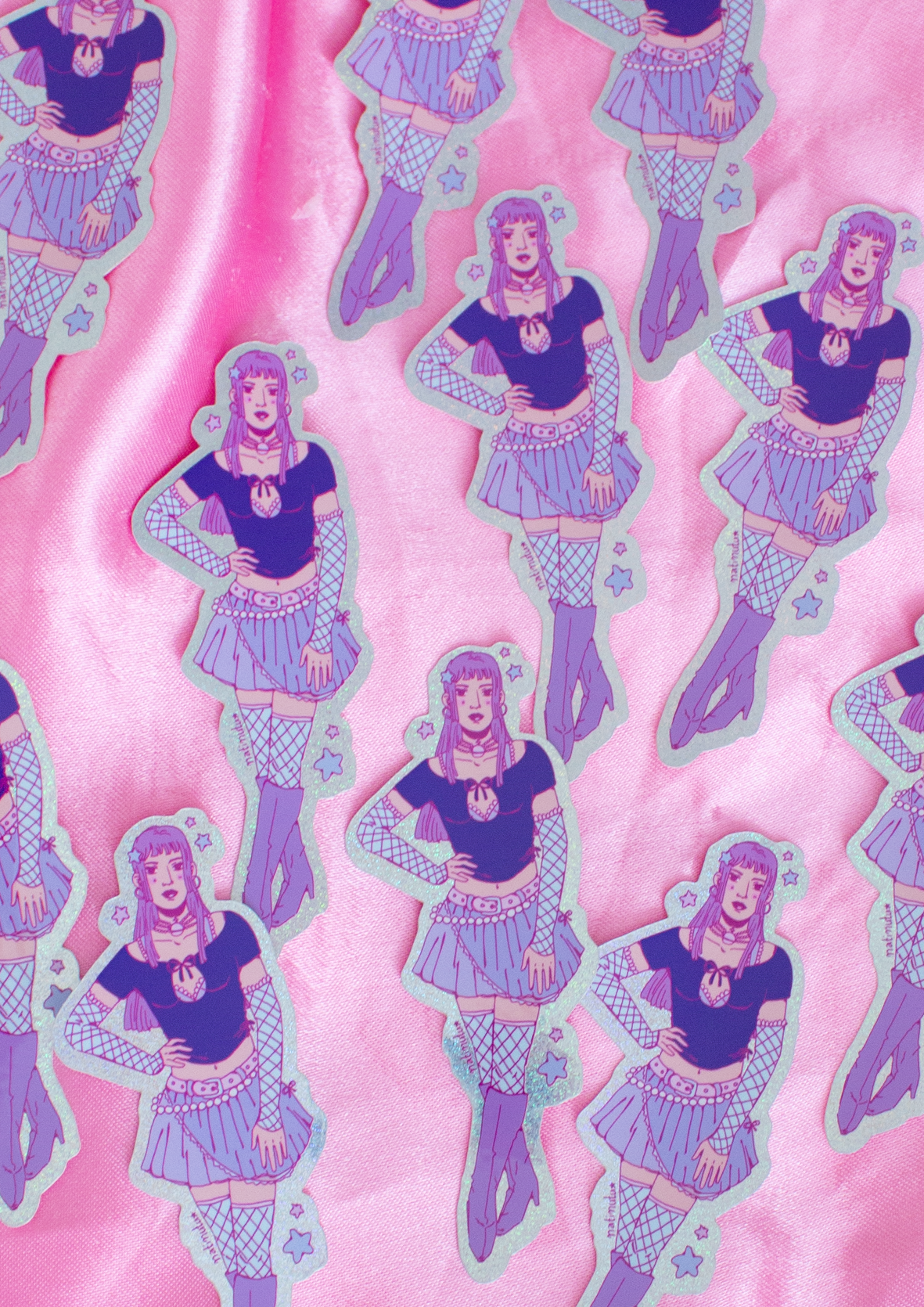 Sticker Pixie Dust - Purple Girl☾₊‧⁺˖⋆