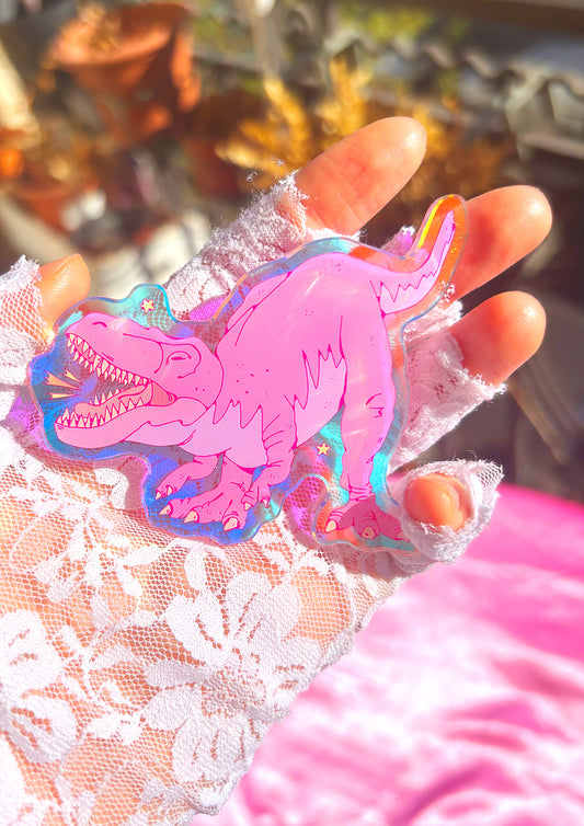Magnet - Pink T-rex ⋆𐙚₊˚⊹♡
