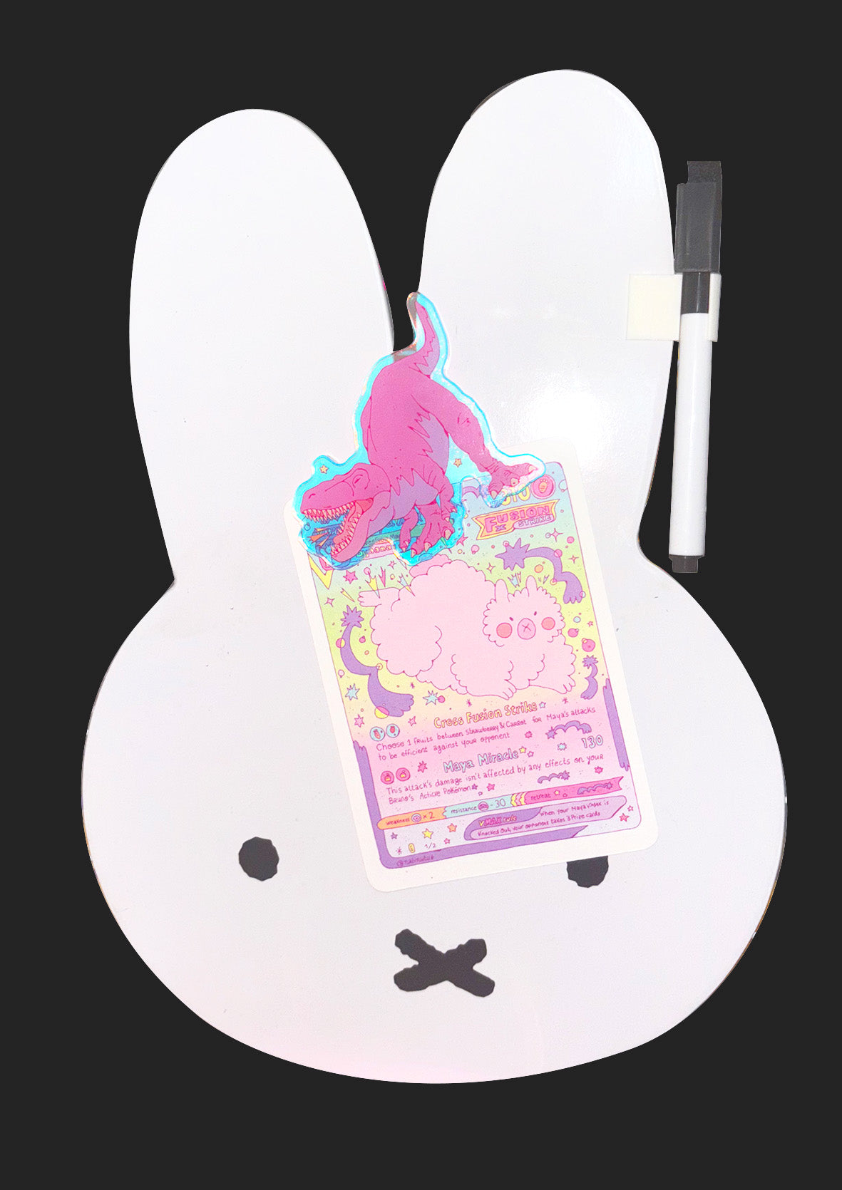 Magnet - Pink T-rex ⋆𐙚₊˚⊹♡