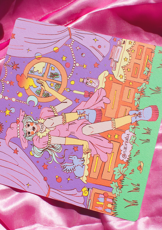 Print Square - Witch